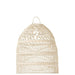 Hanglamp Lampenkap Waves Rotan Wit 40x40x45 cm-Hanglampen-J-Line