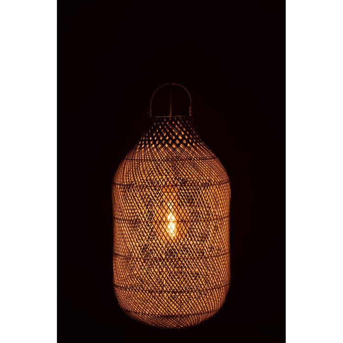 Lampenkap Wit Rotan 40 cm-Lampenkappen-J-Line