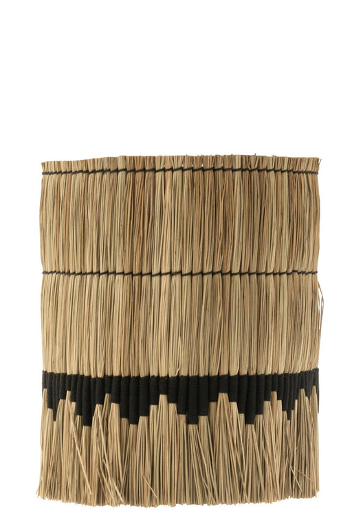 Hanglamp Lampenkap Zwart Gras L 45 cm 45x45x50 cm-Hanglampen-J-Line