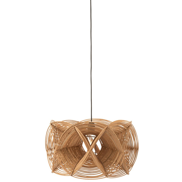 Lampkap Golven rotan naturel-Tafellampen-J-Line