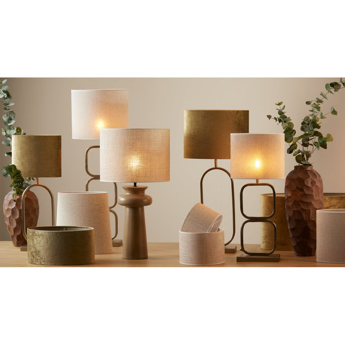 Lampvoet 23x11,5x46 cm LUTIKA licht goud-Lampenvoeten-Light & Living