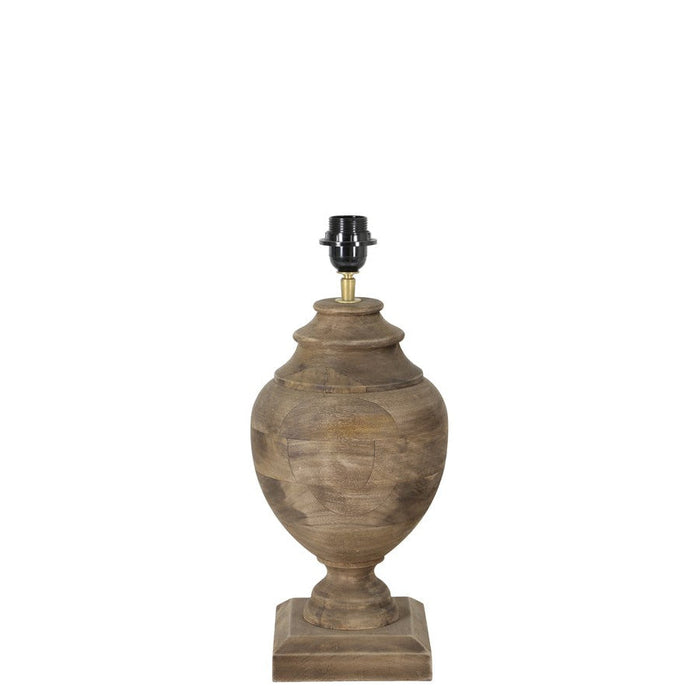 Lampvoet vierkant 20x45 cm MILAZZO houten weerschuur-Lampenvoeten-Light & Living