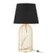 Lampvoet+kap Joni ijzer goud-Tafellampen-J-Line
