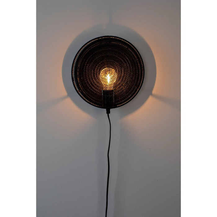 Lea Wandlamp Zwart-Wandlampen-Creating Home