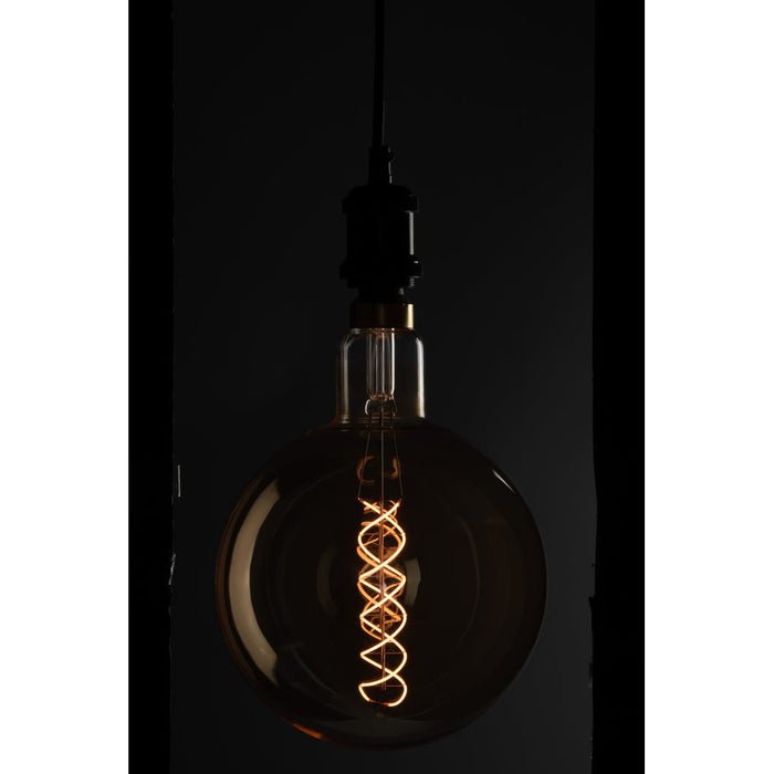 Ledlamp Amber G200 Double Spiral E27-Lichtbronnen-J-Line