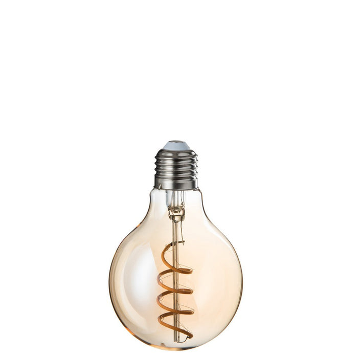 Ledlamp G80 Amber Spiral E27-Lichtbronnen-J-Line