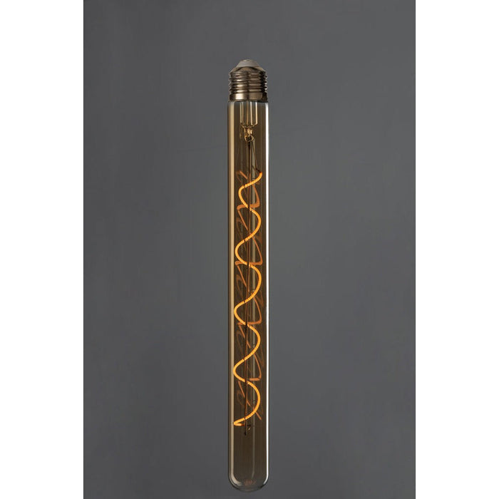 Ledlamp in Box Spiral Glas Geel/Goud E27-Lichtbronnen-J-Line