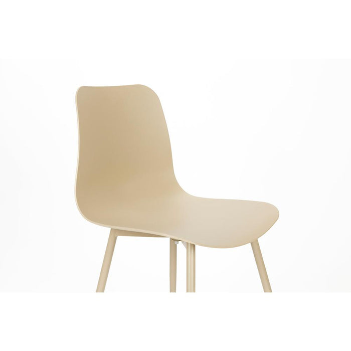 Leon Stoel Beige-Eetkamerstoelen-Creating Home