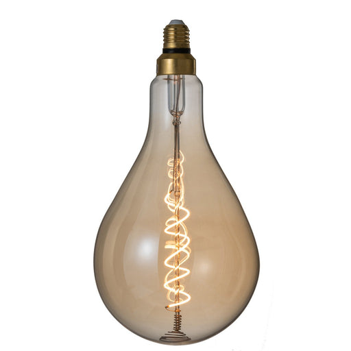 Lichtbron Amber Spiral Transparant 16x16x31 cm-Lichtbronnen-J-Line