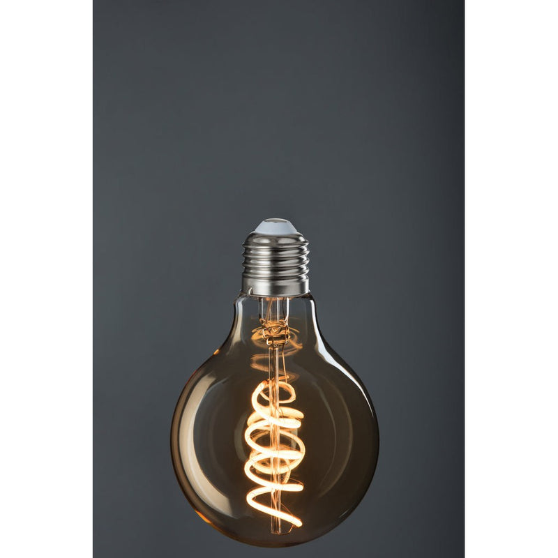 Lichtbron Amber Spiral Transparant 8x8x12 cm-Lichtbronnen-J-Line
