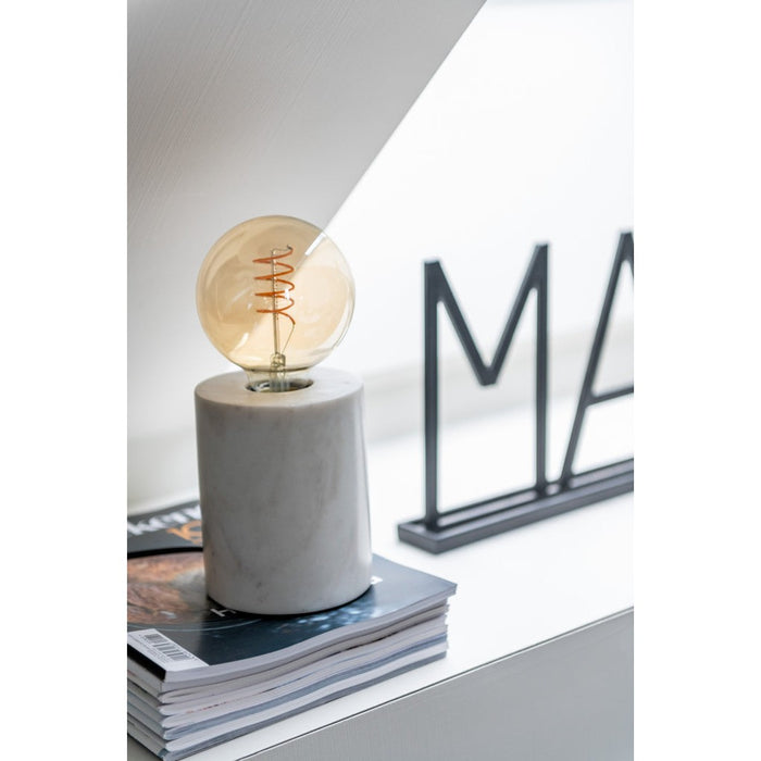 Lamp Transparant Aluminium 8 cm-Tafellampen-J-Line