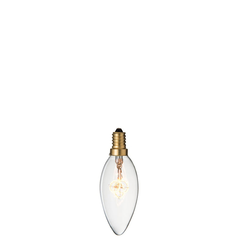 Lichtbron C35 3 Loops E14 Transparant Glas 4x4x10 cm-Lichtbronnen-J-Line