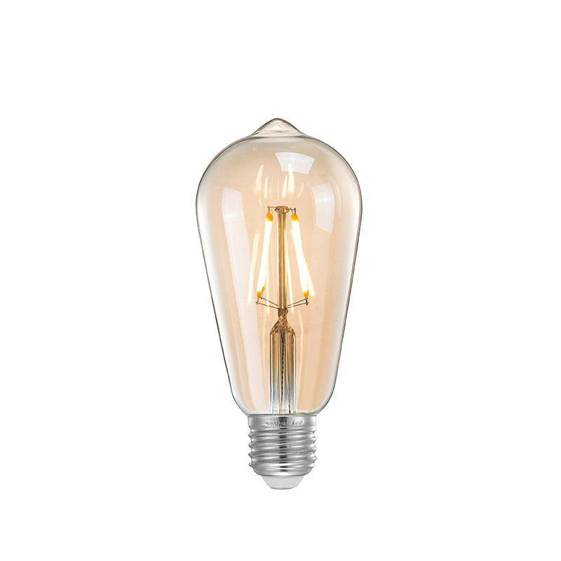 Lichtbron Kooldraadlamp Peer Helder Glas 6.4x6.4x14 cm-Lichtbronnen-LABEL51