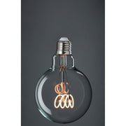 Lichtbron Quad Loop E27 Transparant 10x10x14 cm-Lichtbronnen-J-Line