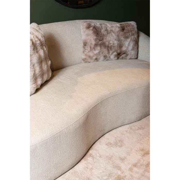 Lichtbronnen Lamp Bohne Crème Nanci Stof 2 Seater Bank-Lichtbronnen-PTMD
