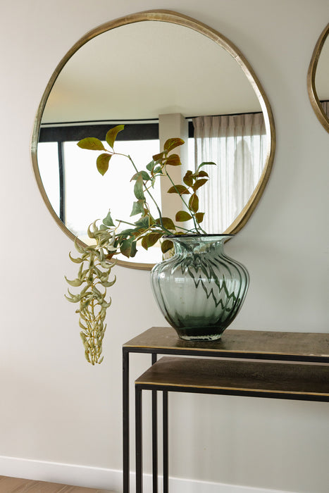 Limera Messing Alu Rond Spiegel Irregular Border L-Spiegels-PTMD