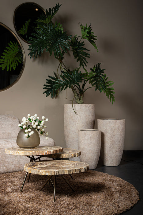 Limera Messing Alu Rond Spiegel Irregular Border L-Spiegels-PTMD