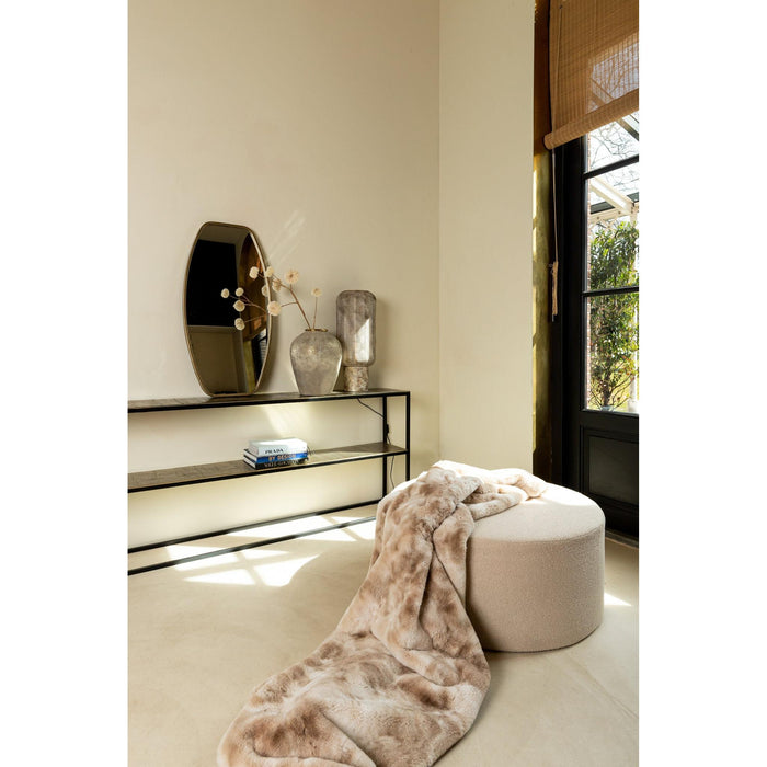 Linde Beige Faux Fur Plaid In Giftbox 150 X 200 200x2x150-Plaid-PTMD