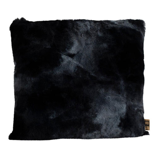 Linde Zwart Imitatiebont Sierkussen Vierkant S-Decoratief kussen-PTMD