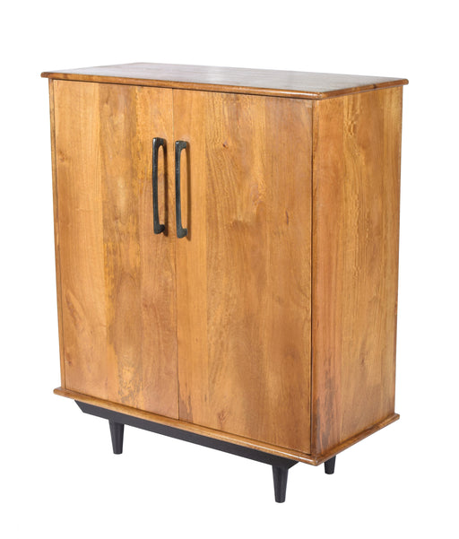 Livingfurn Ayleen 90cm - Naturel - Mangohout-Opbergkasten-Livingfurn