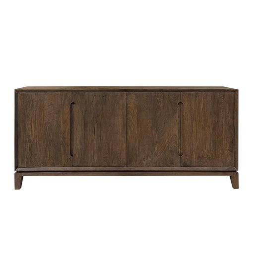Livingfurn Cortez 190cm - Bruin - Mangohout-Dressoirs-Livingfurn