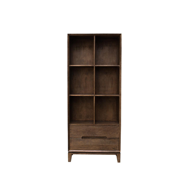Livingfurn Cortez 83 cm - Bruin - Mangohout-Opbergkasten-Livingfurn