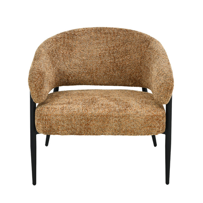 Livingfurn Dilan Venga Cognac - Geel - Metaal-Fauteuils-Livingfurn