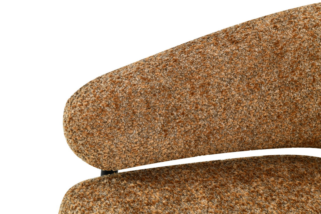 Livingfurn Dilan Venga Cognac - Geel - Metaal-Fauteuils-Livingfurn