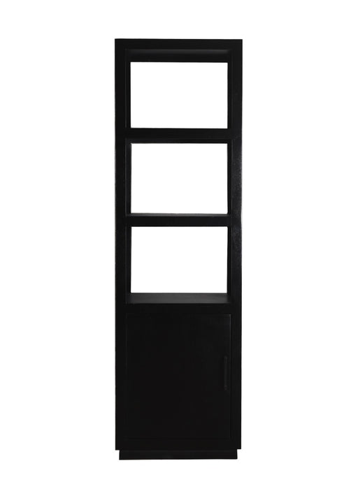 Livingfurn Jaxx Black 60cm - Zwart - Mangohout-Vakkenkasten-Livingfurn