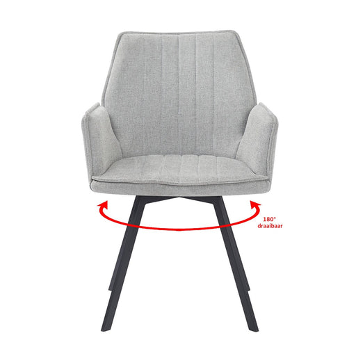 Livingfurn Louise Grey - Grijs - Metaal-Decoratie & Accessoires-Livingfurn