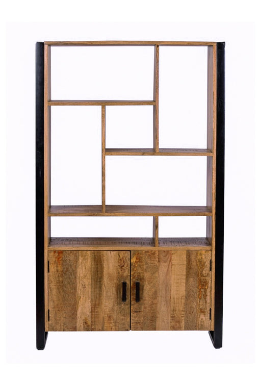 Livingfurn Nairobi 110cm - Naturel - Metaal-Vakkenkasten-Livingfurn