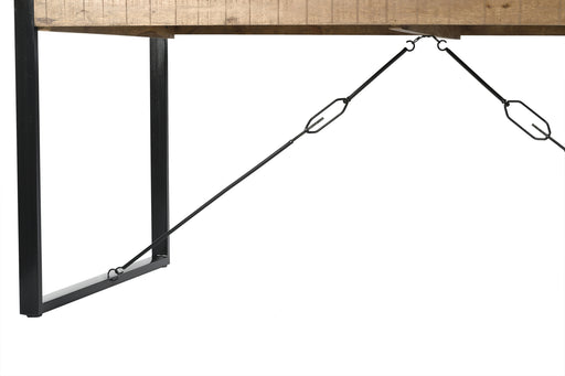 Livingfurn Nairobi 160x90 cm - Naturel - Metaal-Eettafels-Livingfurn