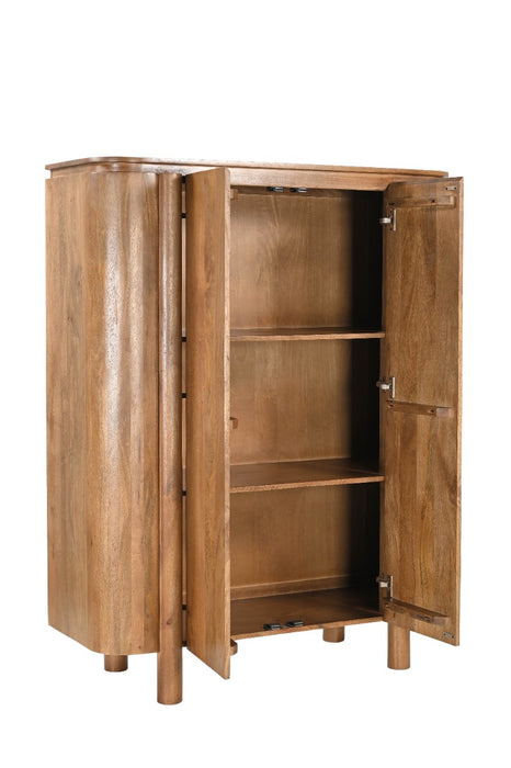 Livingfurn Salano 150 cm - Naturel - Mangohout-Opbergkasten-Livingfurn