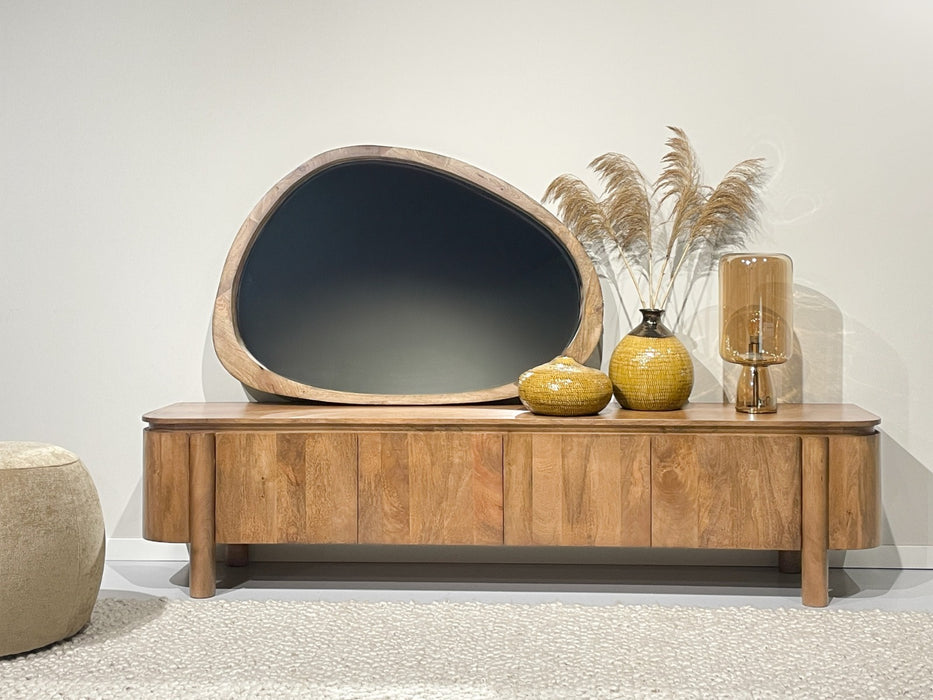 Livingfurn Salano 210 cm - Naturel - Mangohout-Dressoirs-Livingfurn