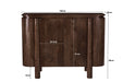 Livingfurn Salano Brown 105cm - Bruin - Mangohout-Dressoirs-Livingfurn