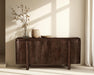 Livingfurn Salano Brown 170 cm - Bruin - Mangohout-Opbergkasten-Livingfurn