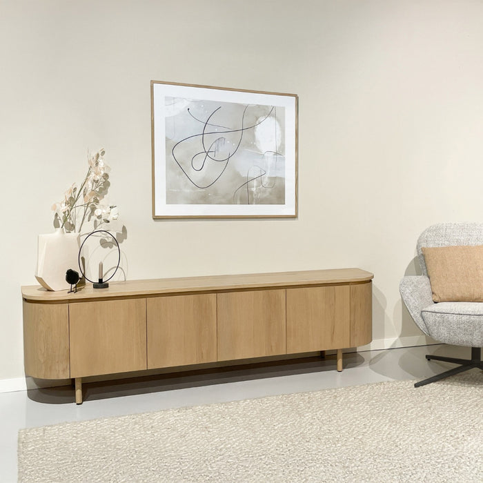 Livingfurn Tobago 210cm - Naturel - Eiken-Dressoirs-Livingfurn