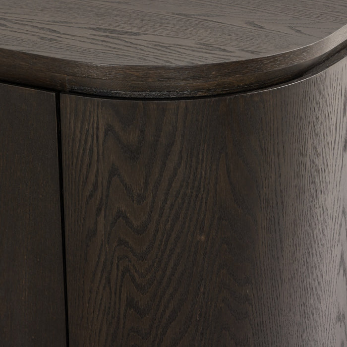 Livingfurn Tobago Espresso 115cm - Bruin - Eiken-Dressoirs-Livingfurn