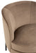 Lounge Chair Round Textile/Metal Brown-Fauteuils-J-Line