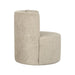 Lounge -Eetkamerstoel Evy - Beige - Velvet 65 cm-Fauteuils-LABEL51