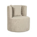 Lounge -Eetkamerstoel Evy - Beige - Velvet 65 cm-Fauteuils-LABEL51