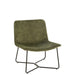 Lounge Fauteuil Isabel Metaal | Textiel Green-Fauteuils-J-Line