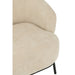 Lounge Fauteuil Mars Poplar Hout | Foam Beige-Fauteuils-J-Line