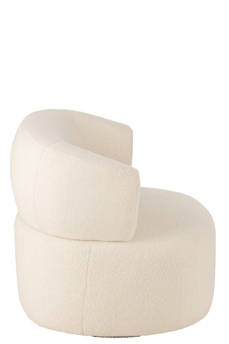 Lounge Seat Universe Foam/Fabric White-Fauteuils-J-Line