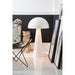 Lounge Stoel Cowhide/Metaal Wit/Zwart 65x92x90 cm-Eetkamerstoelen-J-Line