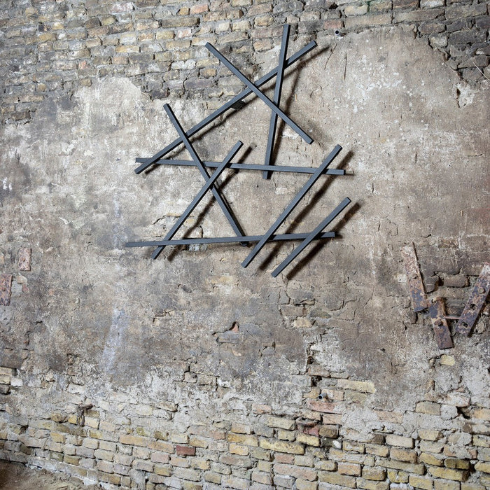 MATCHES XS Wandkapstok - Zwart Spinder Design-Kapstokken-Spinder