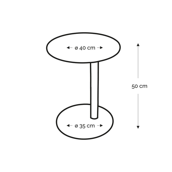 MERO Bijzettafel - Wit - Scandinavian White-Bijzettafels-Spinder