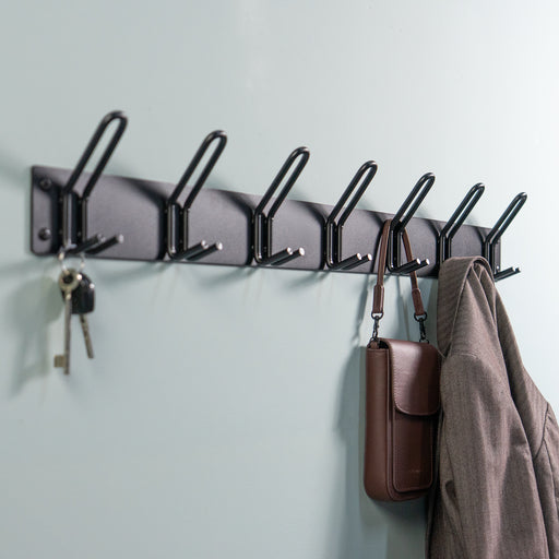 MILES 7 Wandkapstok - Zwart | Spinder Design-Kapstokken-Spinder