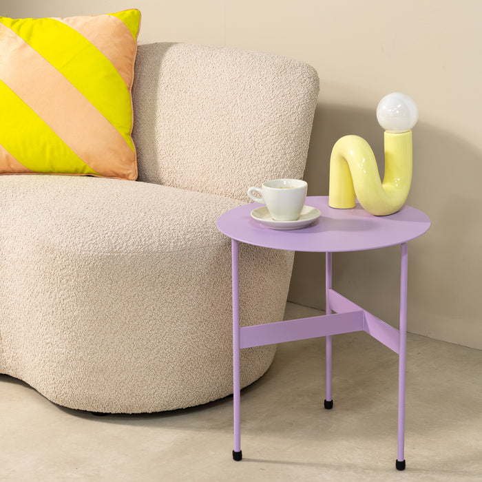MIRA LOW Bijzettafel - Soft Lilac Spinder Design-Bijzettafels-Spinder