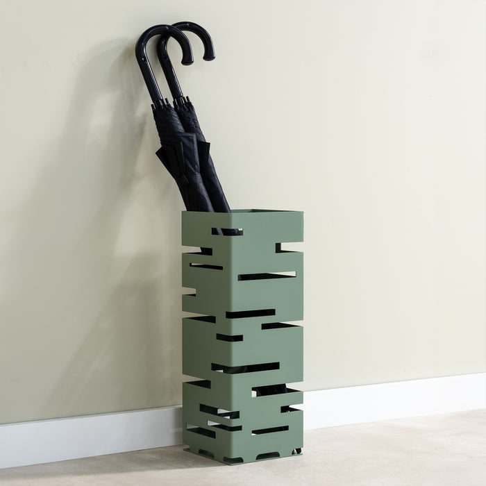 MODERN Parapluhouder - Dusty Green Spinder Design-Opbergdozen en manden-Spinder